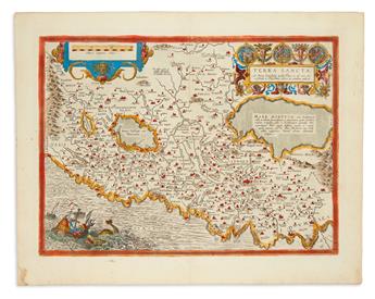 (HOLY LAND.) Ortelius, Abraham. Terra Sancta.